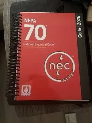 NFPA 70, National Electrical Code : 2026 Edition Spiralbound Expedite