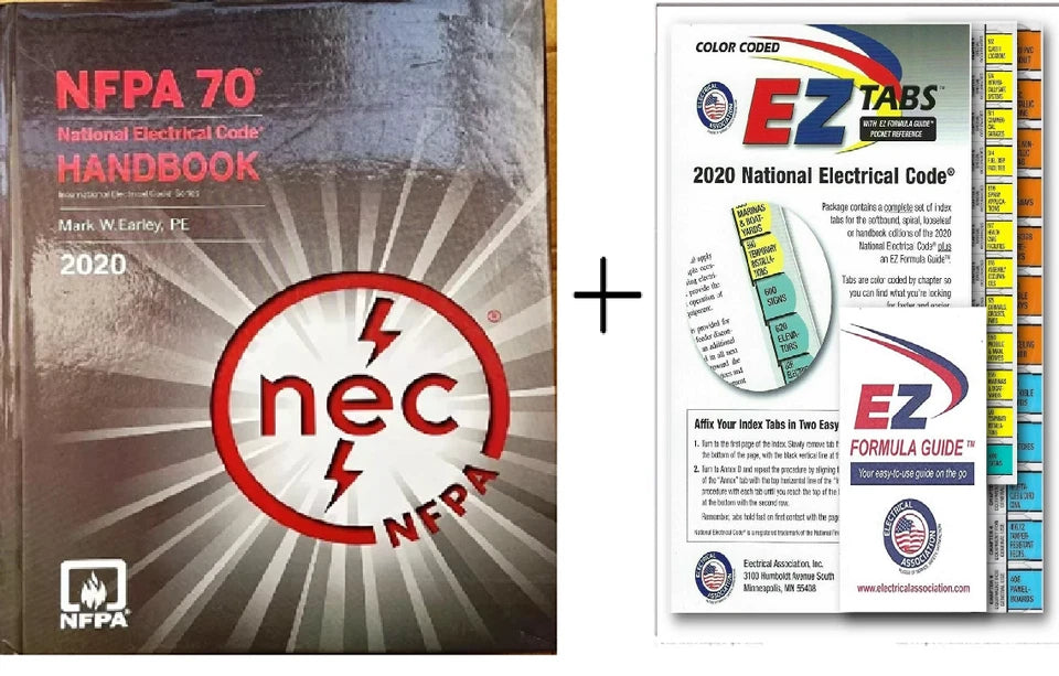NFPA 70 National Electrical Code Handbook 2020 Hardcover + EZ tabs USA STOCK