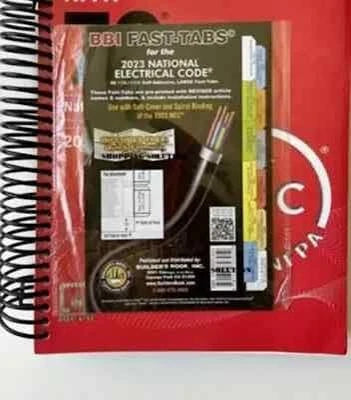 NFPA 70 National Electrical Code 2023 Edition Spiral + BBI Fast Tab USA STOCK