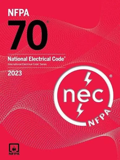 NFPA 70 National Electrical Code, 2023 edition paperback