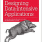 Cover of 'Designing Data-Intensive Applications' by Martin Kleppmann, focusing on data-intensive application design.