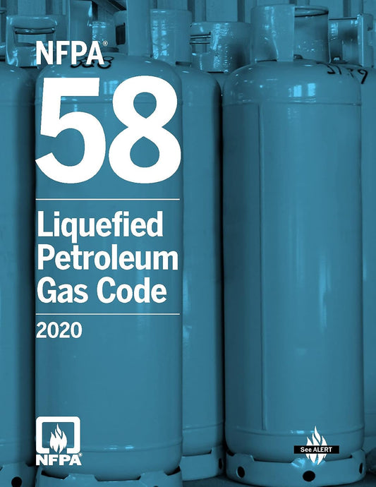 NFPA 58 Liquefied Petroleum Gas Code, 2020 Edition – Paperback – book cover
