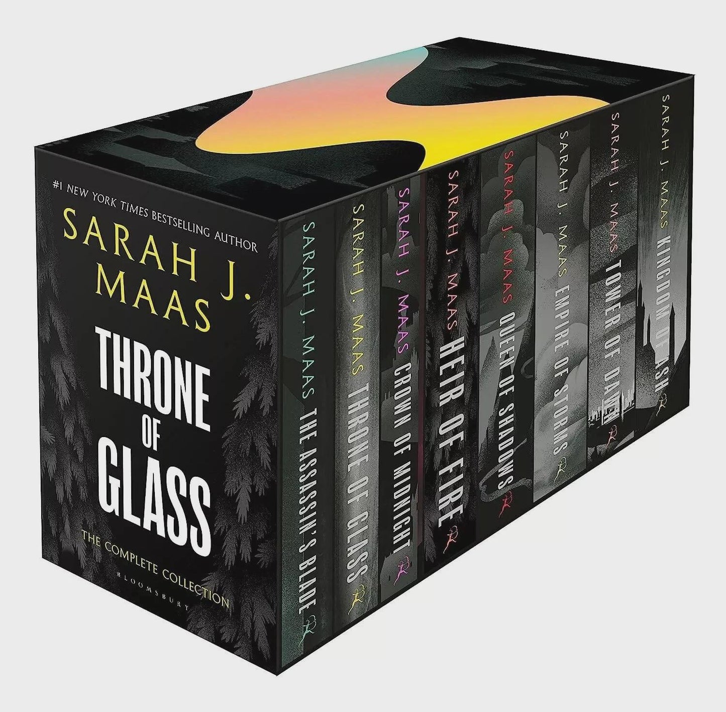 Throne of Glass 8 Books Box Set By Sarah J. Maas, Paperback ..New...