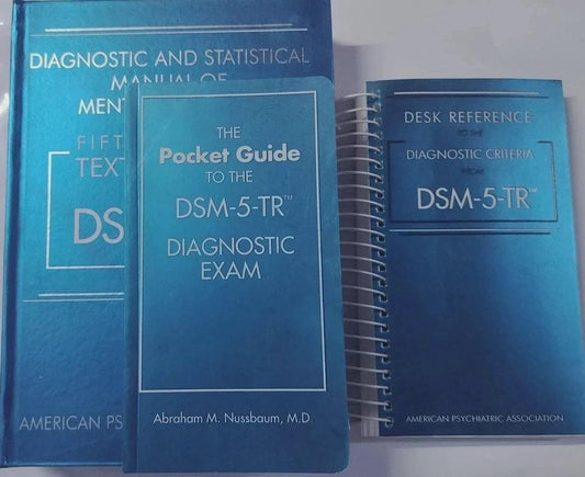 DSM 5 TR Hardcover_Desk Reference_Pocket Guide To Diagnostic Exam Combo Pack