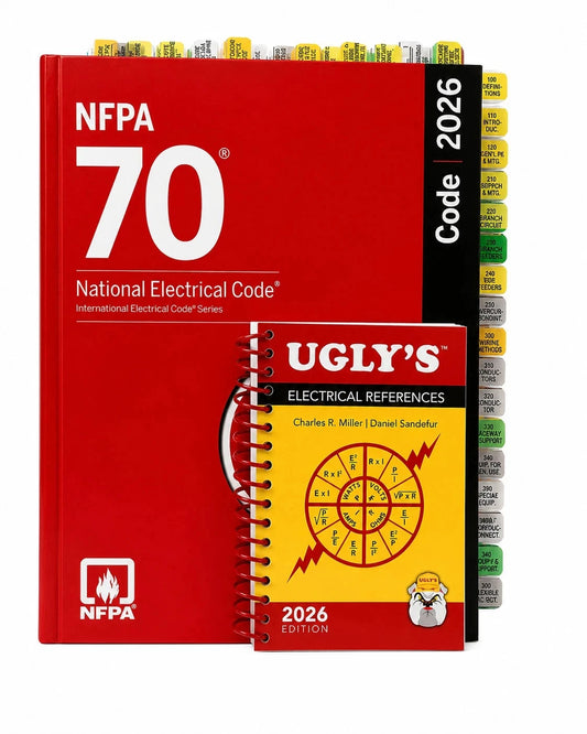 NFPA 70, National Electrical Code (NEC) 2026 Edition + Ugly's Electrical References 2026 Spiral