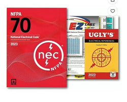 NFPA 70 2023 NEC Code Book + Ugly Electrical Spiral + EZ Tab USA STOCK