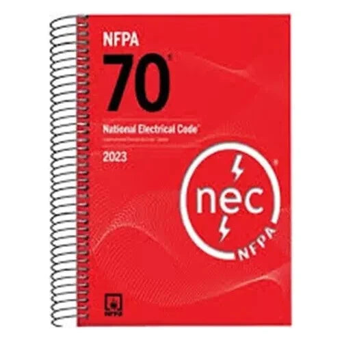 NFPA 70 National Electrical Code 2023 Edition Spiral Free Shipping USA STOCK