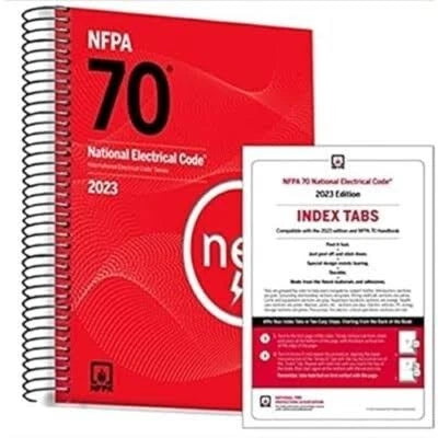 NFPA 70 National Electrical Code 2023 Spiral Edition + Index Tabs USA STOCK